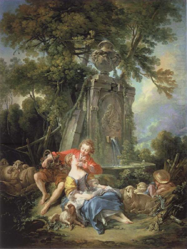Francois Boucher Think of the grapes china oil painting image